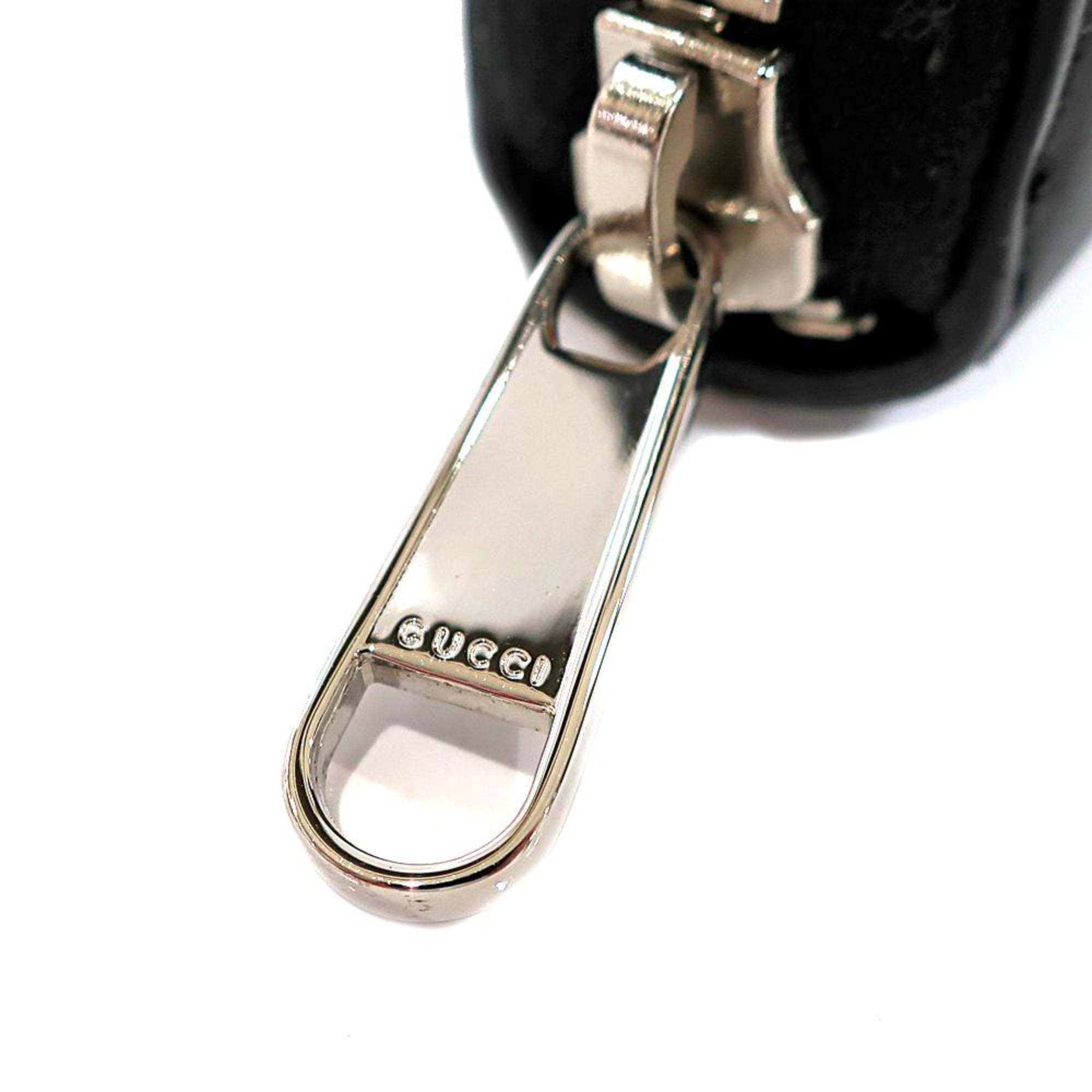 Gucci Black Leather Wallet | Rainbow Lightning Logo & Luxury Design