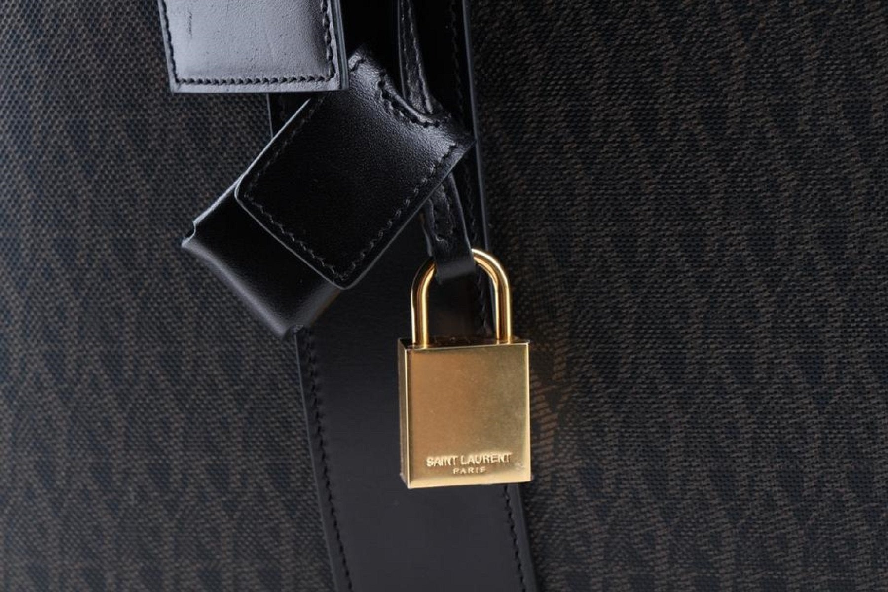 Luxury Travel in Style: Saint Laurent Large Monogram Luggage Case