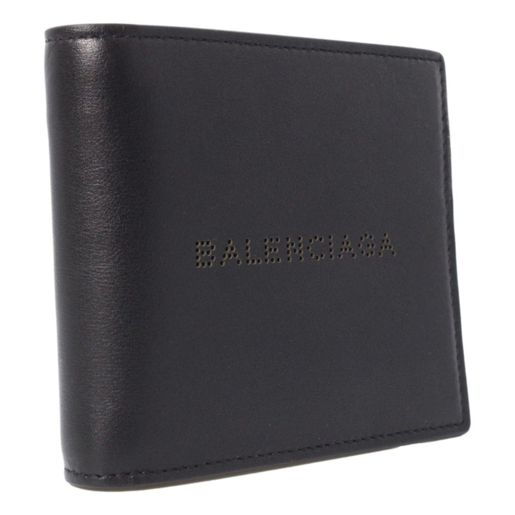Men's Wallet: Black Bifold Wallet - Luxury Leather by Balenciaga