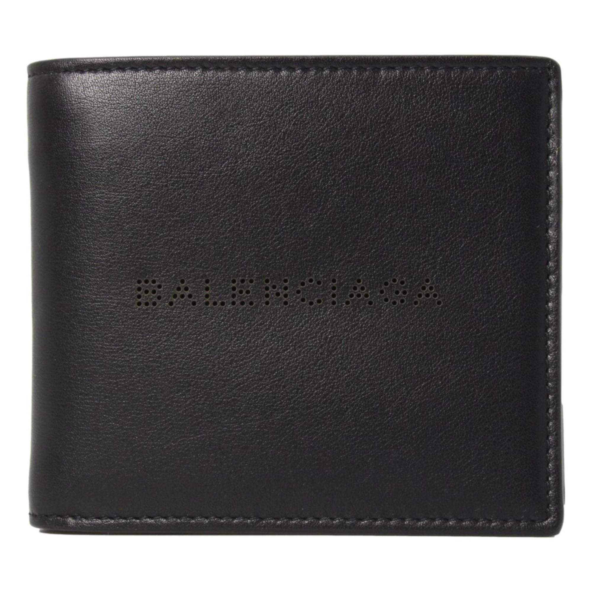 Men's Wallet: Black Bifold Wallet - Luxury Leather by Balenciaga