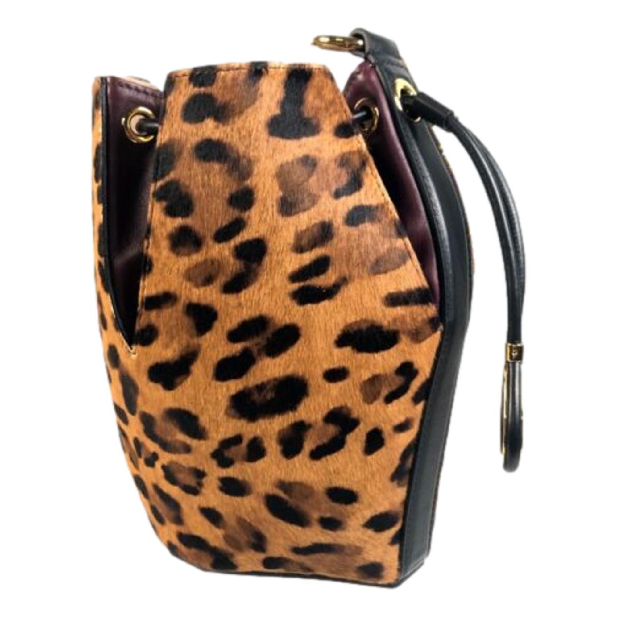 Leopard Printed Bucket Bag, Alexander McQueen Bag - Bold Luxury Style