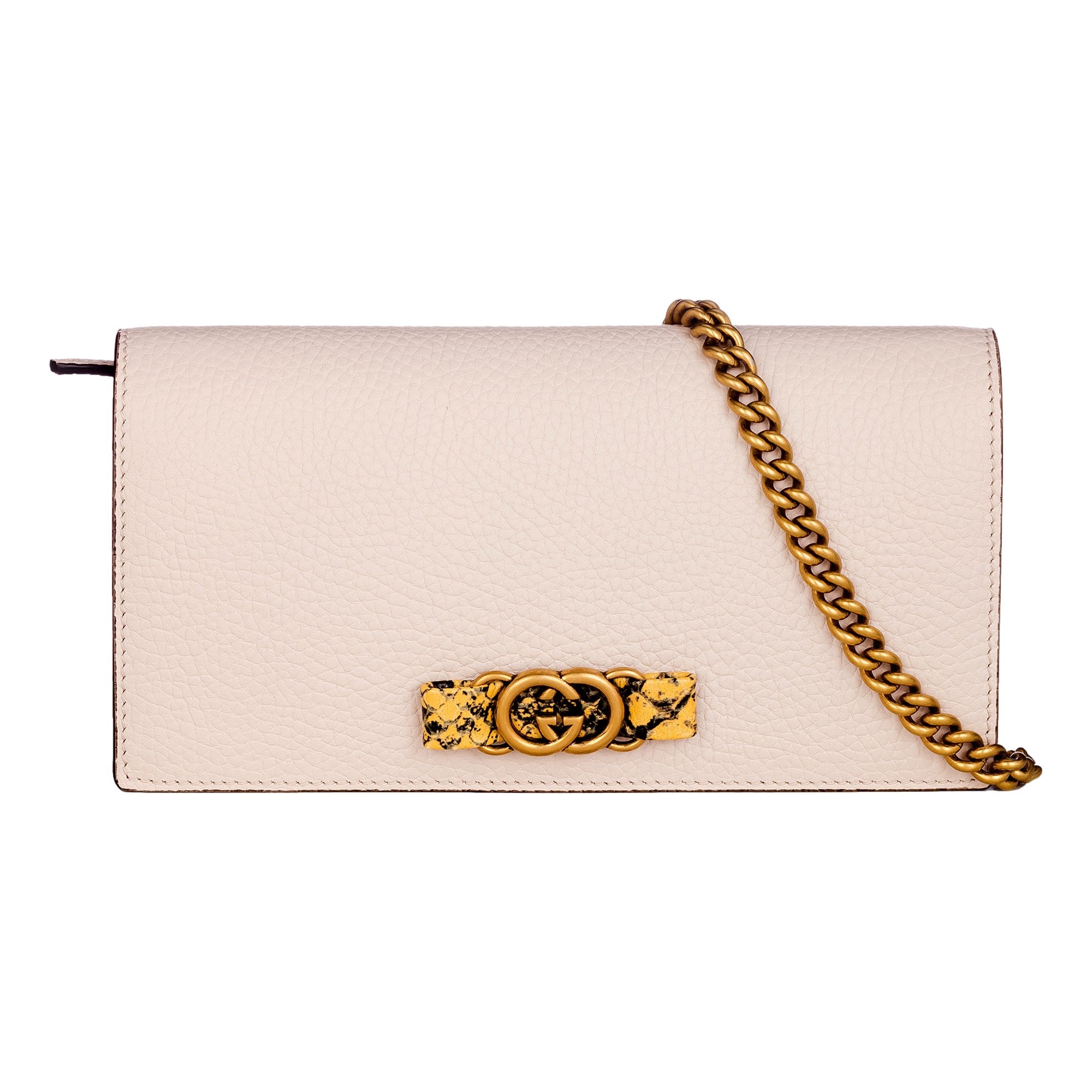 Gucci Double G Python Leather Wallet - Luxurious & Elegant Accessory