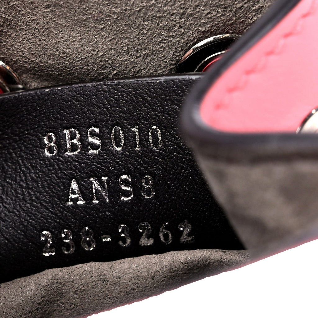 Luxury Pink Bucket Bag: Fendi Mini Bag with 3D Flower Design