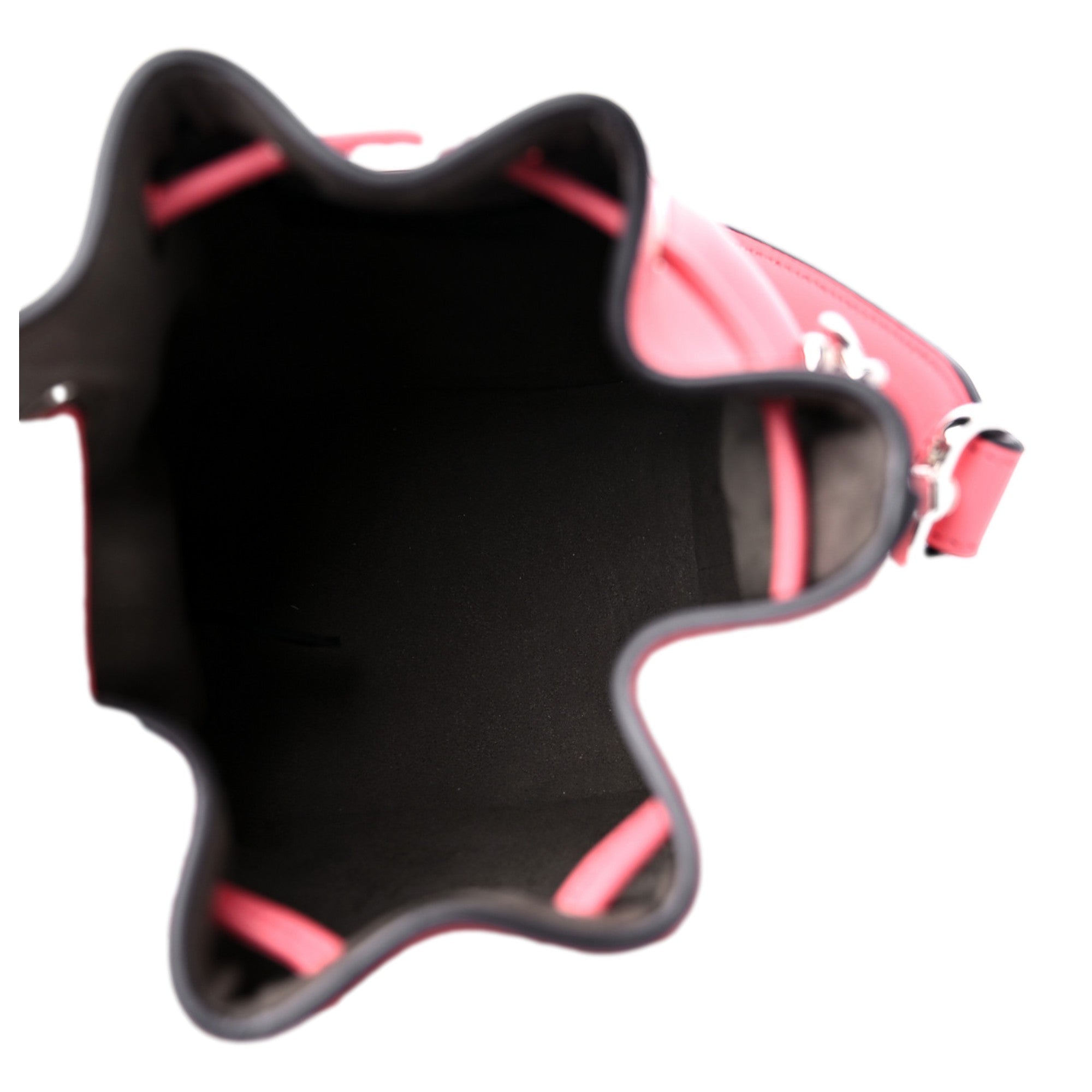 Luxury Pink Bucket Bag: Fendi Mini Bag with 3D Flower Design