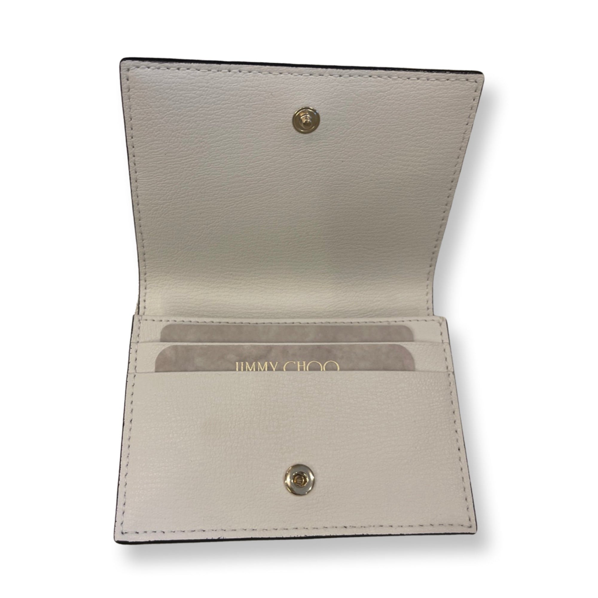 Snake Printed Card Case Wallet - Jimmy Choo Martina Cardholder