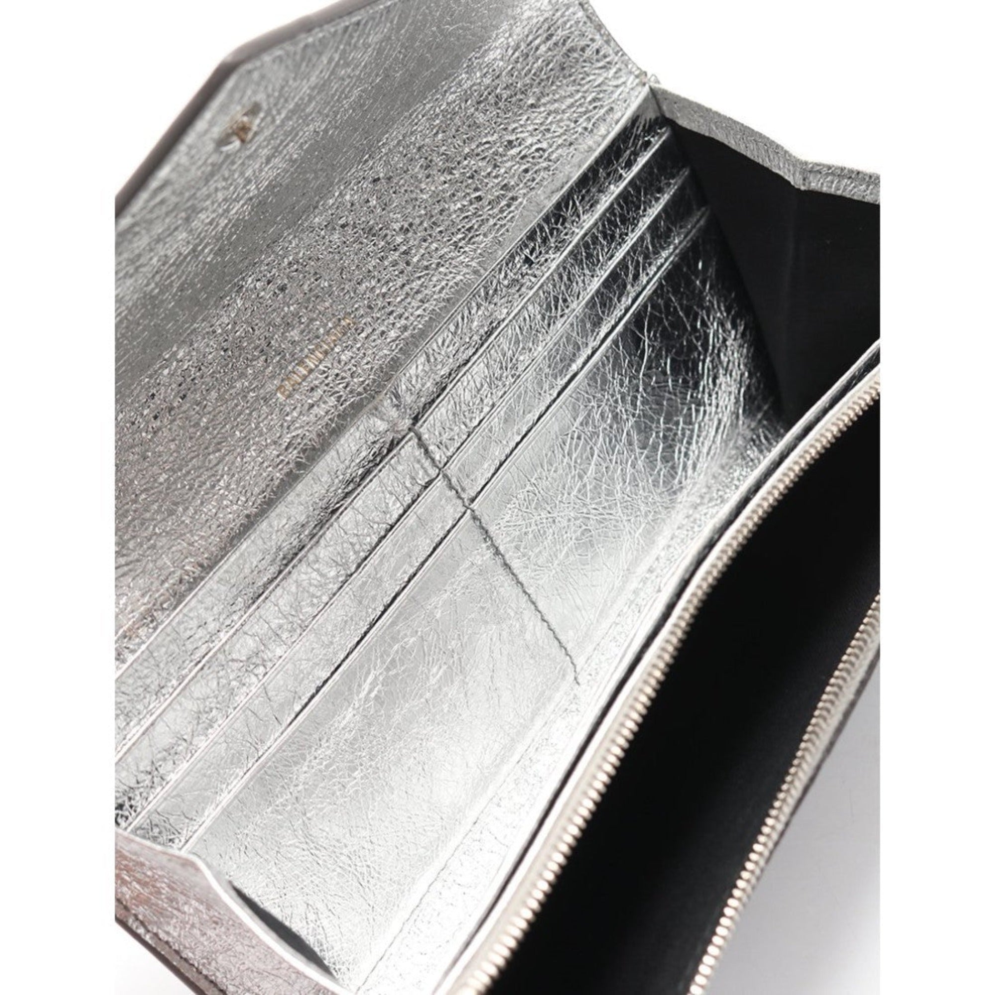 Envelope Wallet: Luxury Women's Silver Wallet by Balenciaga