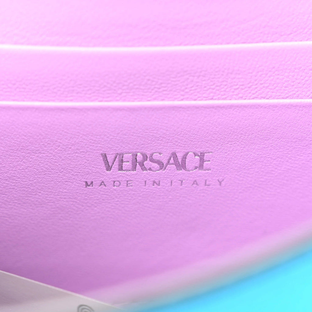 Versace Blue Bag: Elegant Top Handle & Versatile Designer Style