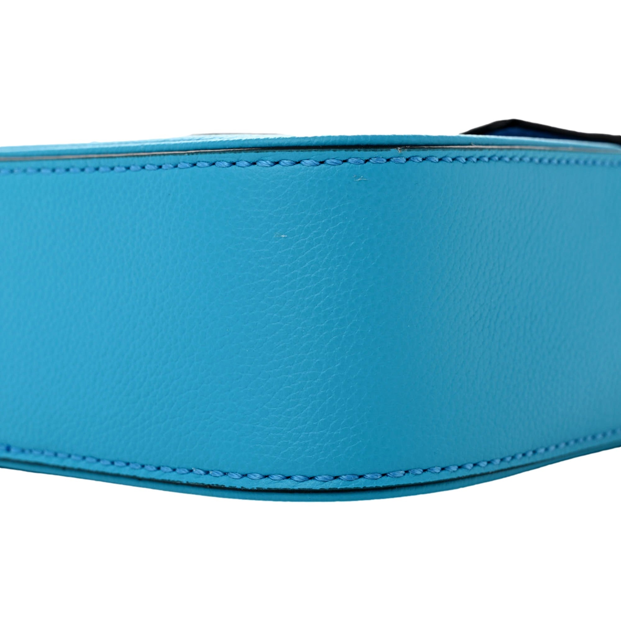 Versace Blue Bag: Elegant Top Handle & Versatile Designer Style