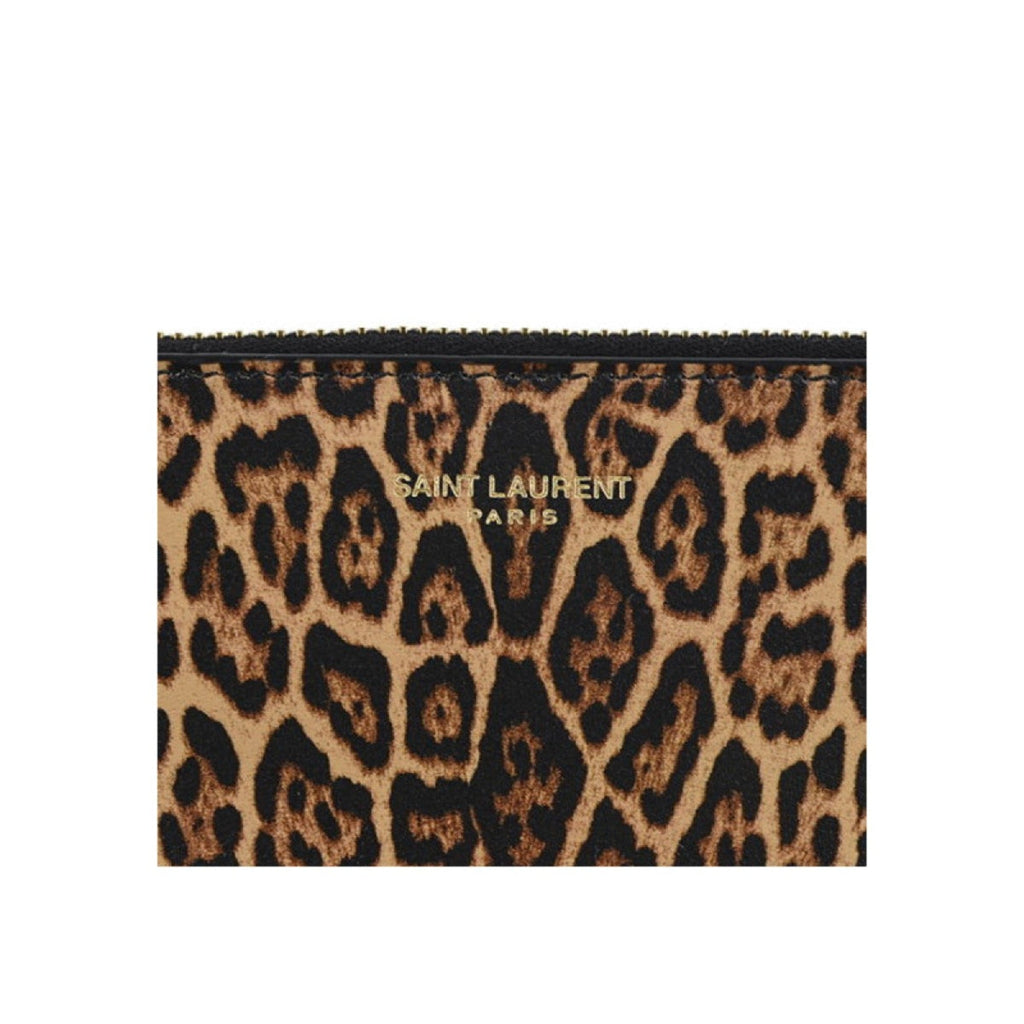 Leopard Pouch - Leather Pouch for Style | Saint Laurent Small Pouch