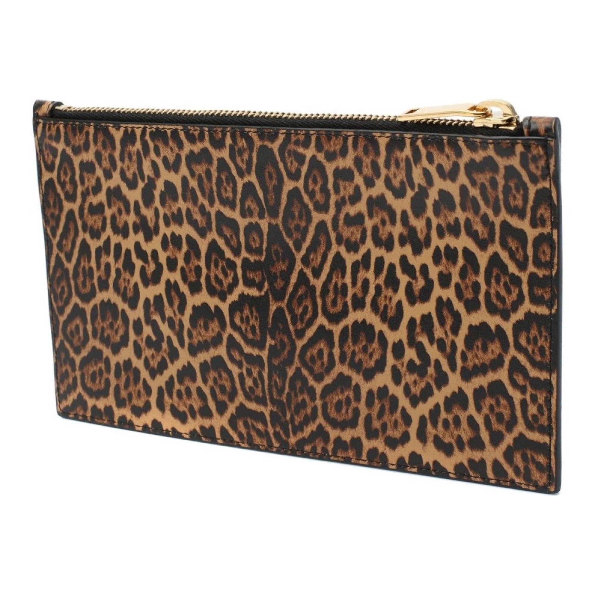 Leopard Pouch - Leather Pouch for Style | Saint Laurent Small Pouch