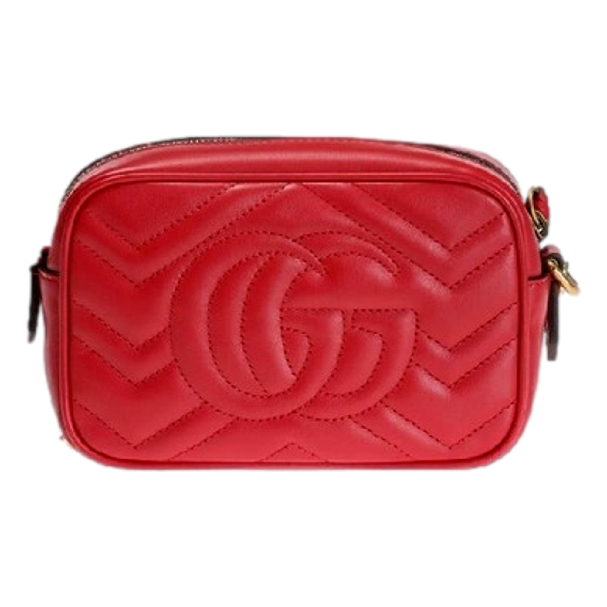 Gucci GG Marmont Red Leather Mini Bag - Luxury & Style in One