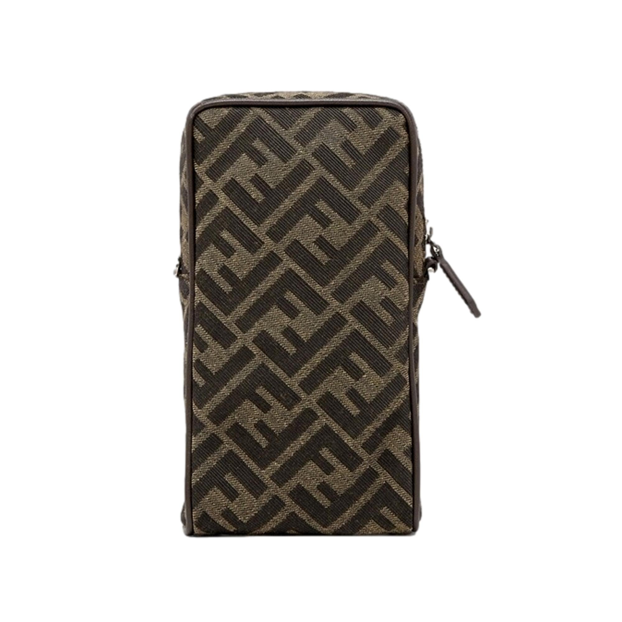 Fendi Phone Holder, Shop Bags | Stylish Zucca Canvas Crossbody Bag