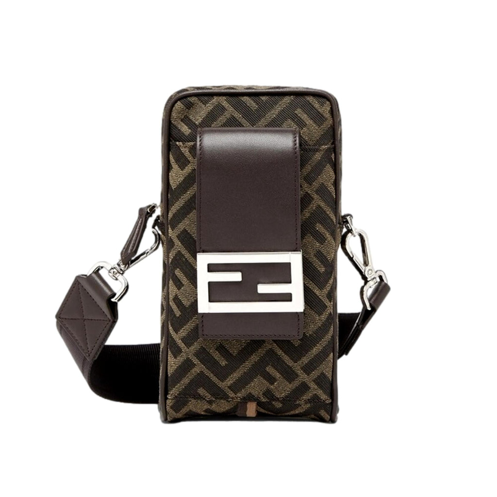 Fendi Phone Holder, Shop Bags | Stylish Zucca Canvas Crossbody Bag