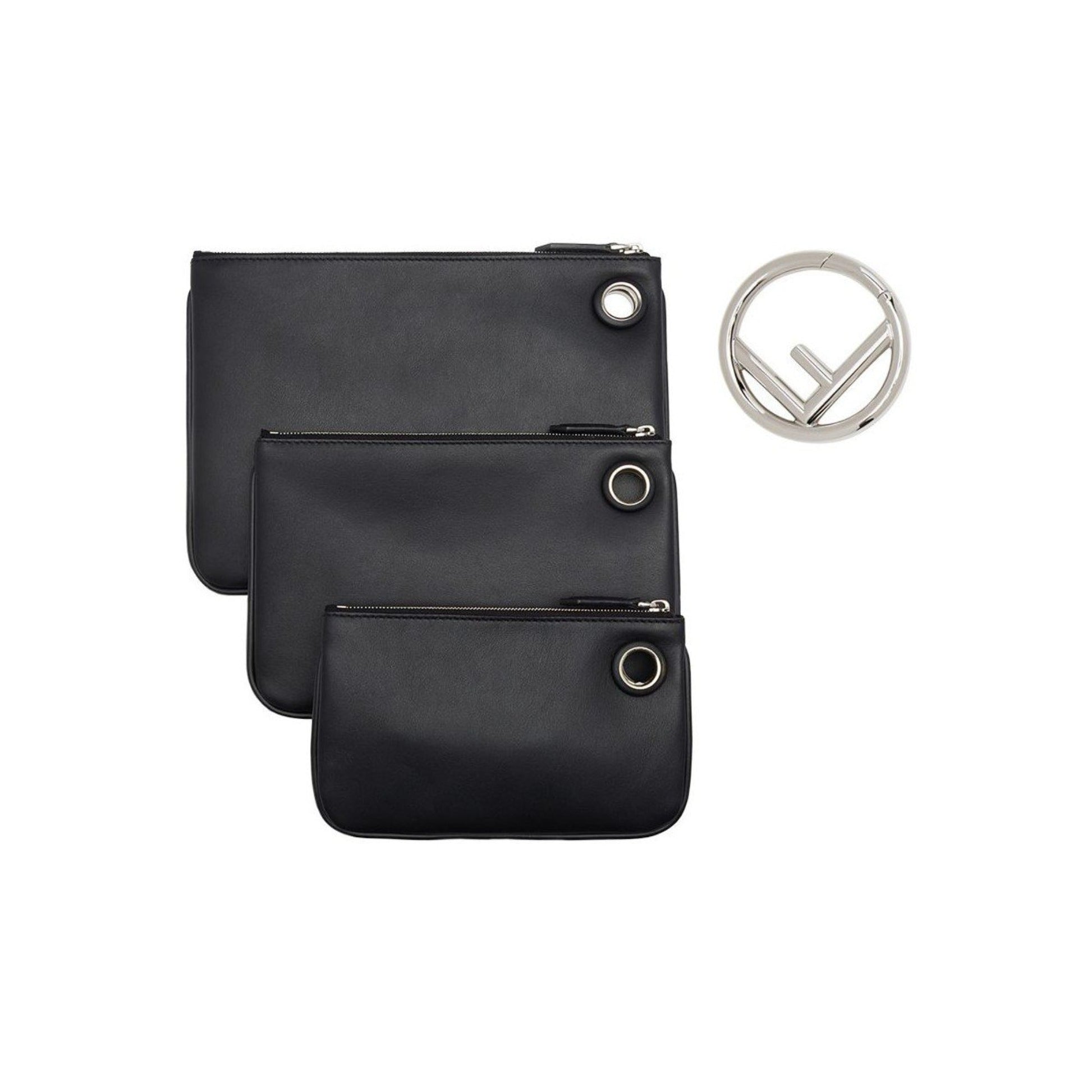 Fendi Pearl Studded Multi Clutch - Elegant Style for Day & Night