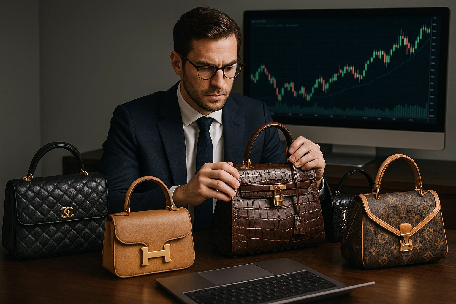 Professional header image for list-based article: 10 Must-Have Luxury Bags for the Stylish Investor