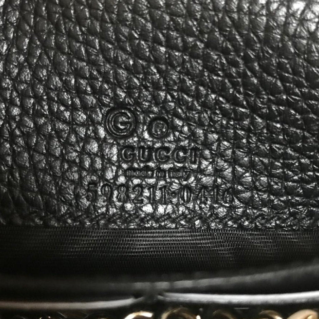 Gucci Soho Black Leather Wallet: Stylish Crossbody & Clutch Bag