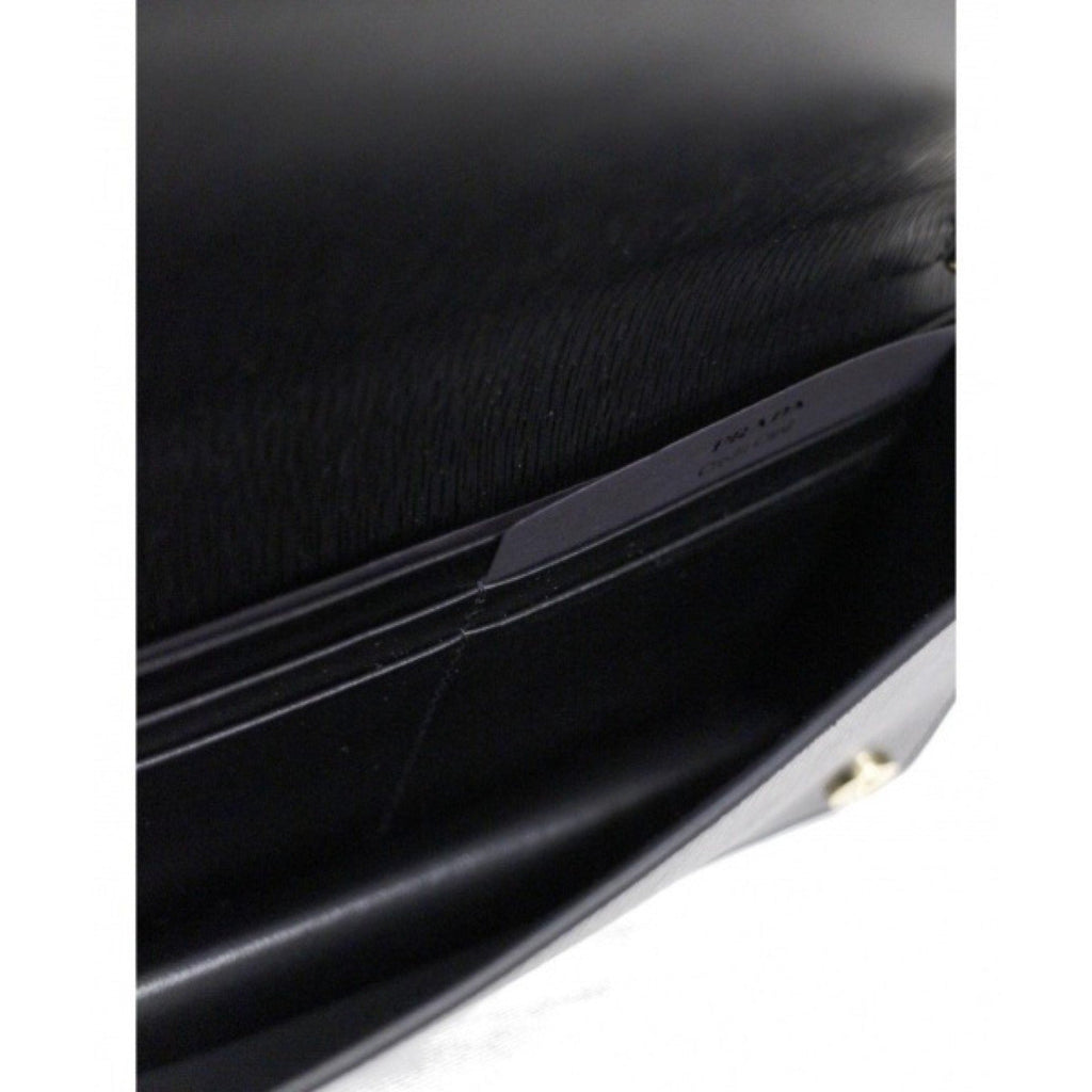 Prada Miniborse Black Leather Crossbody - Stylish Italian Luxury Bag