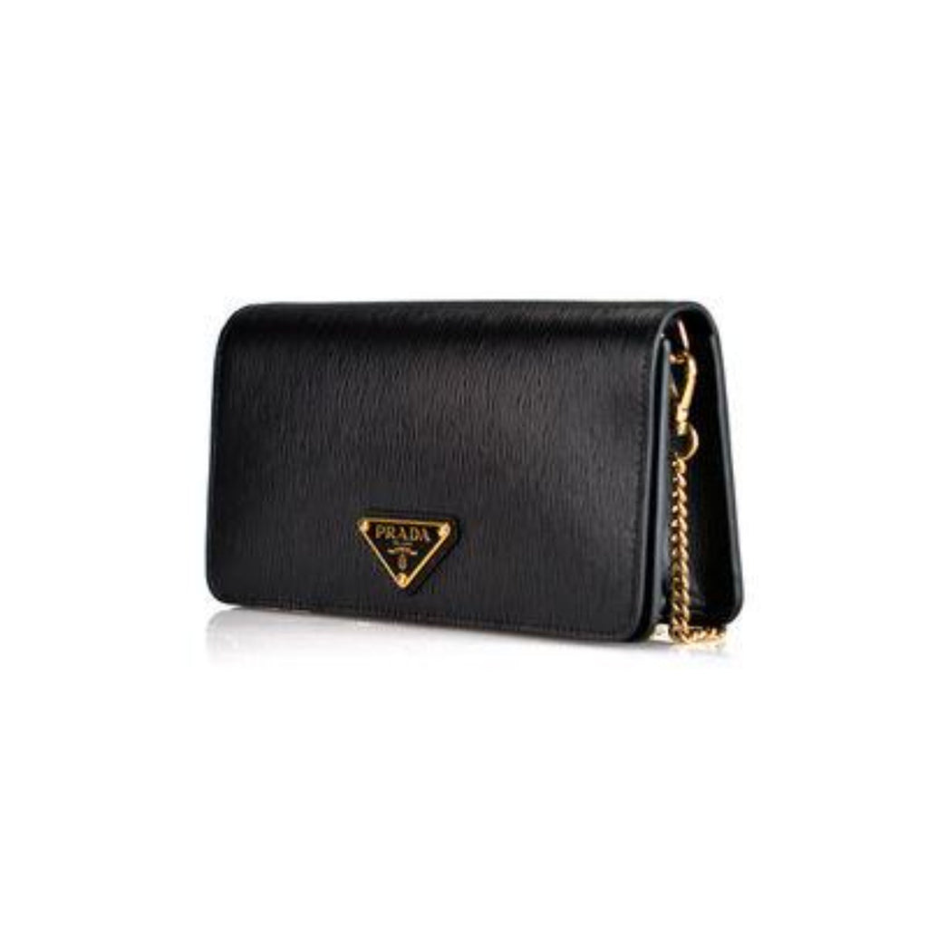 Prada Miniborse Black Leather Crossbody - Stylish Italian Luxury Bag