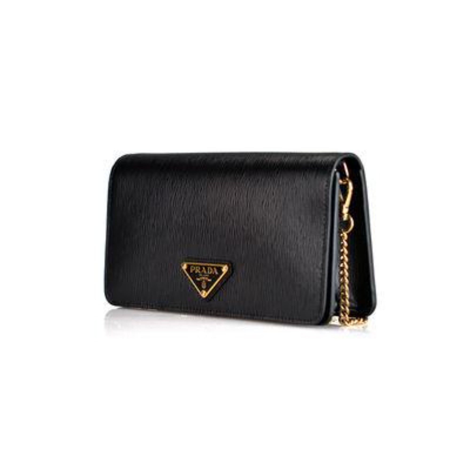 Prada Miniborse Black Leather Crossbody - Stylish Italian Luxury Bag