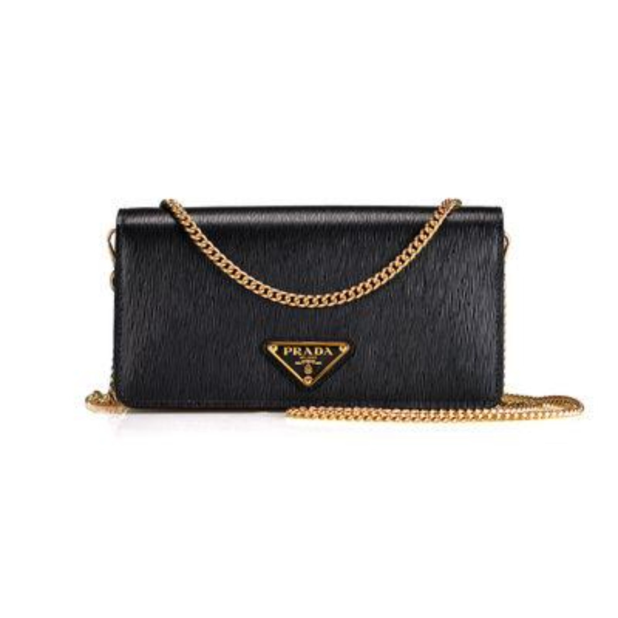 Prada Miniborse Black Leather Crossbody - Stylish Italian Luxury Bag
