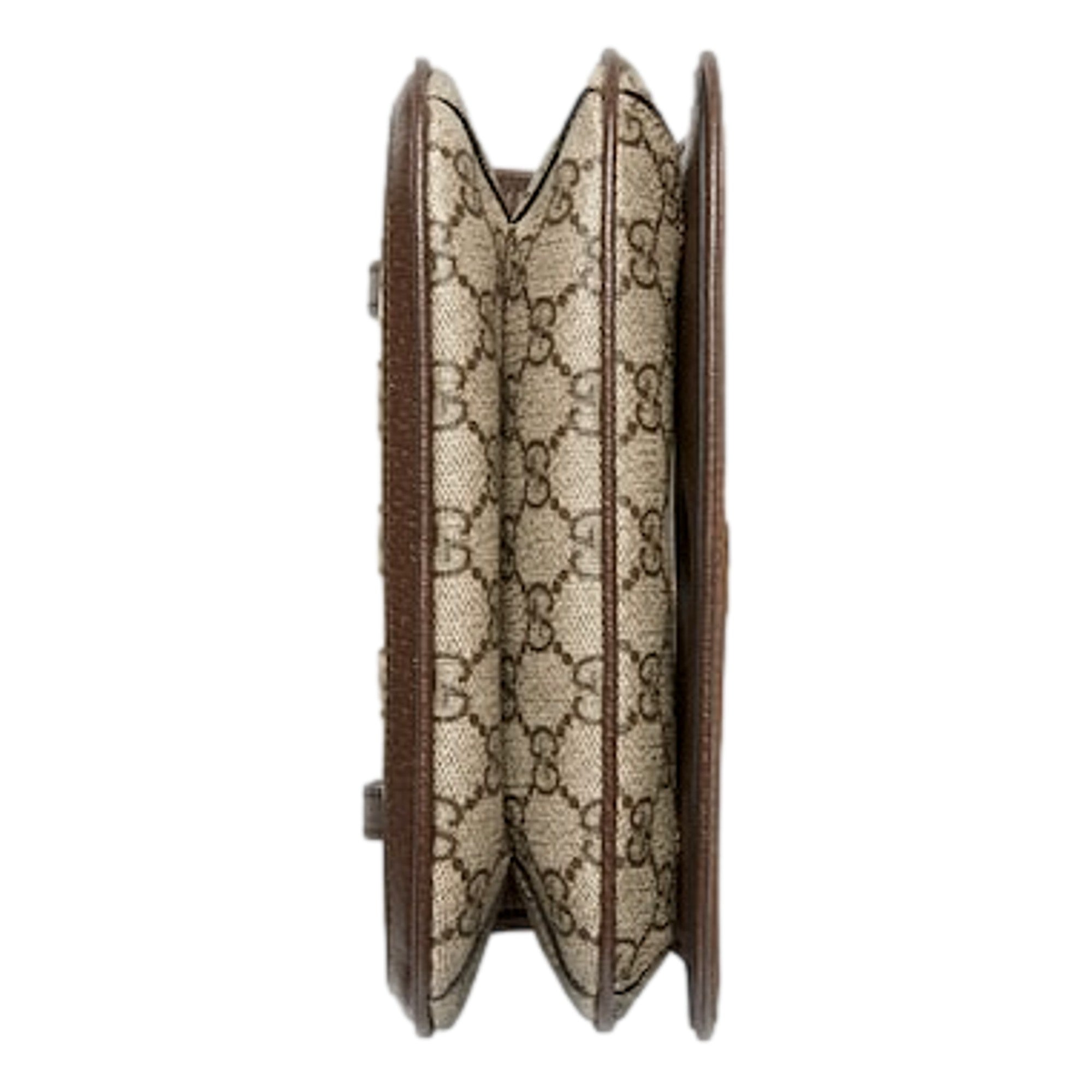 Gucci Blondie GG Belt Bag - Luxury Brown Canvas, Adjustable Size 100