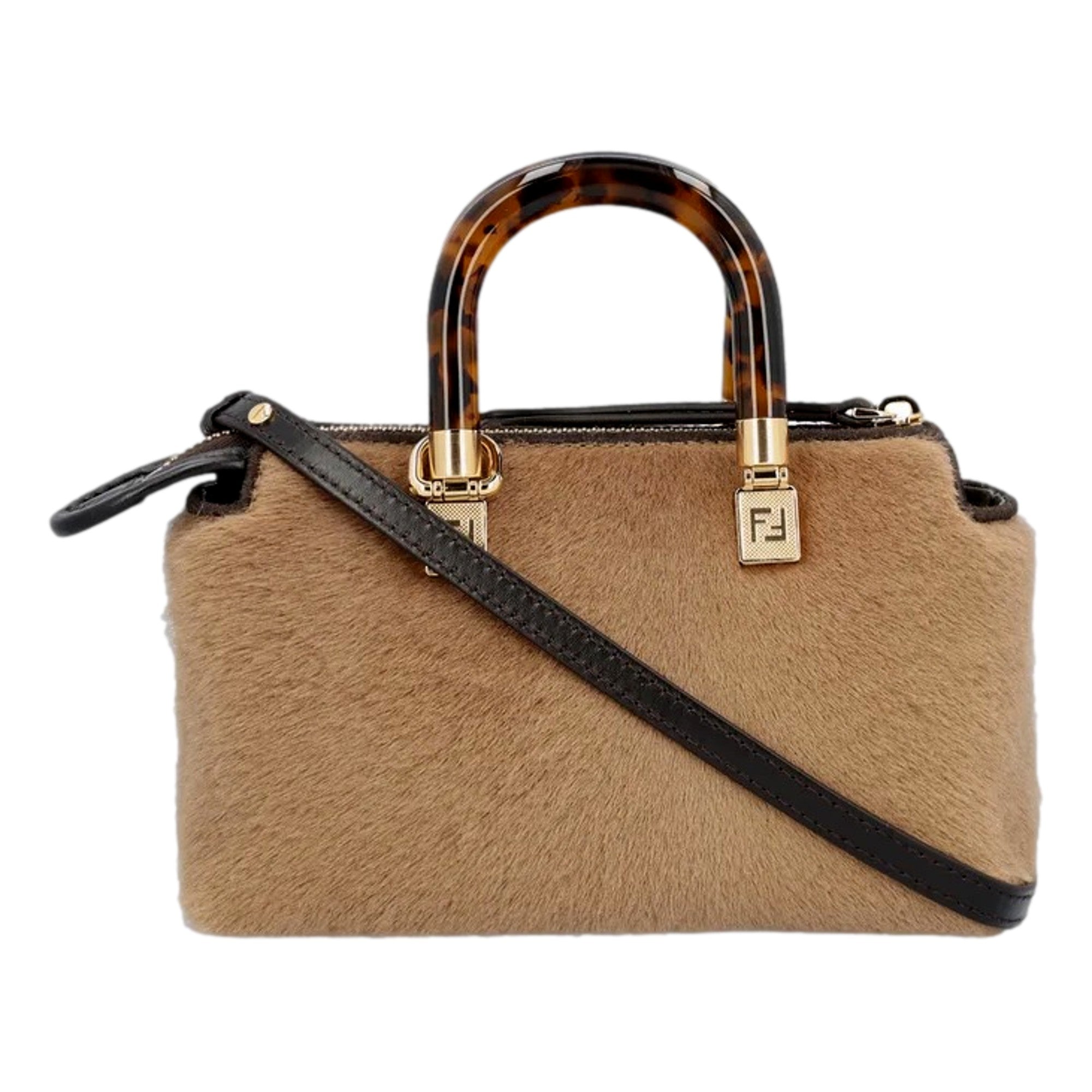 Fendi Bag: Luxurious Lamb Fur Mini Crossbody Bag for Stylish Elegance