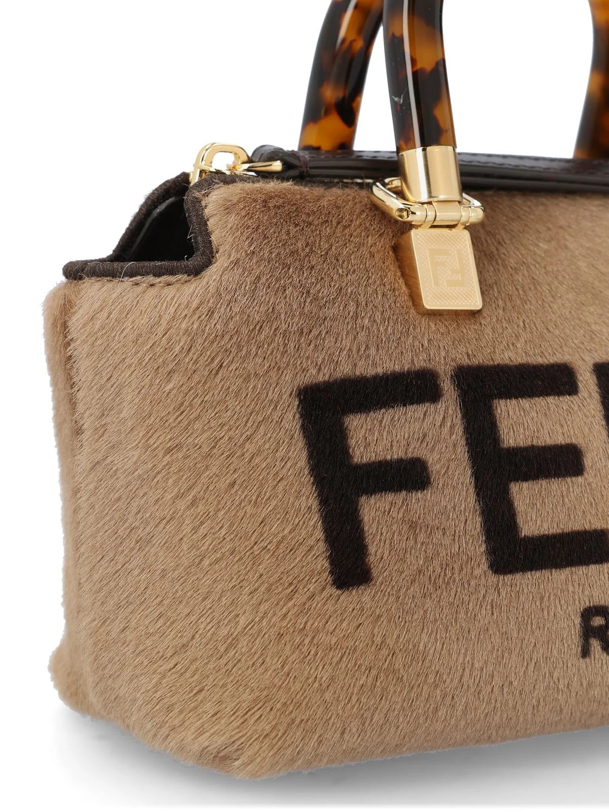 Fendi Bag: Luxurious Lamb Fur Mini Crossbody Bag for Stylish Elegance
