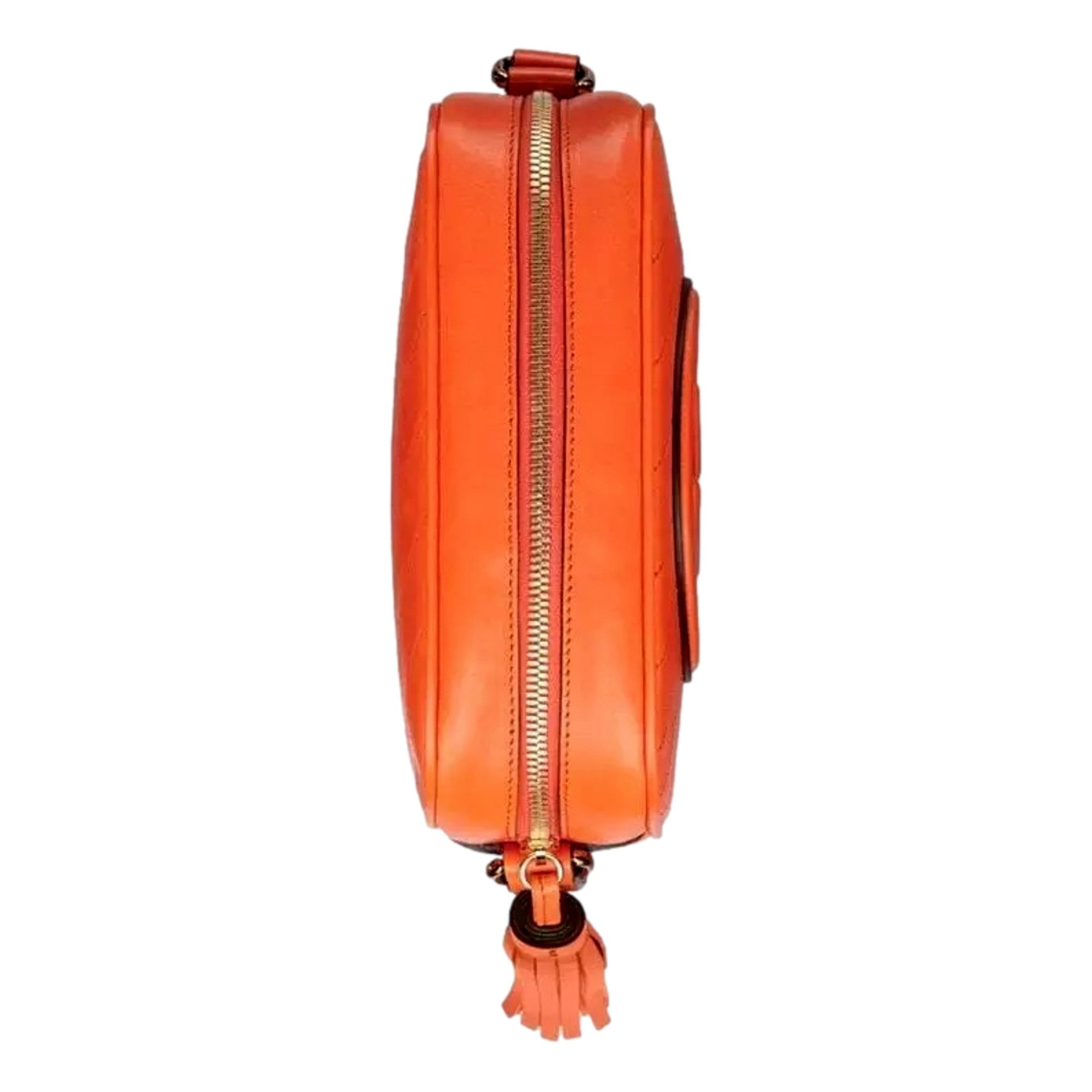 Gucci Blondie Orange Leather Crossbody - Bold Style & Craftsmanship