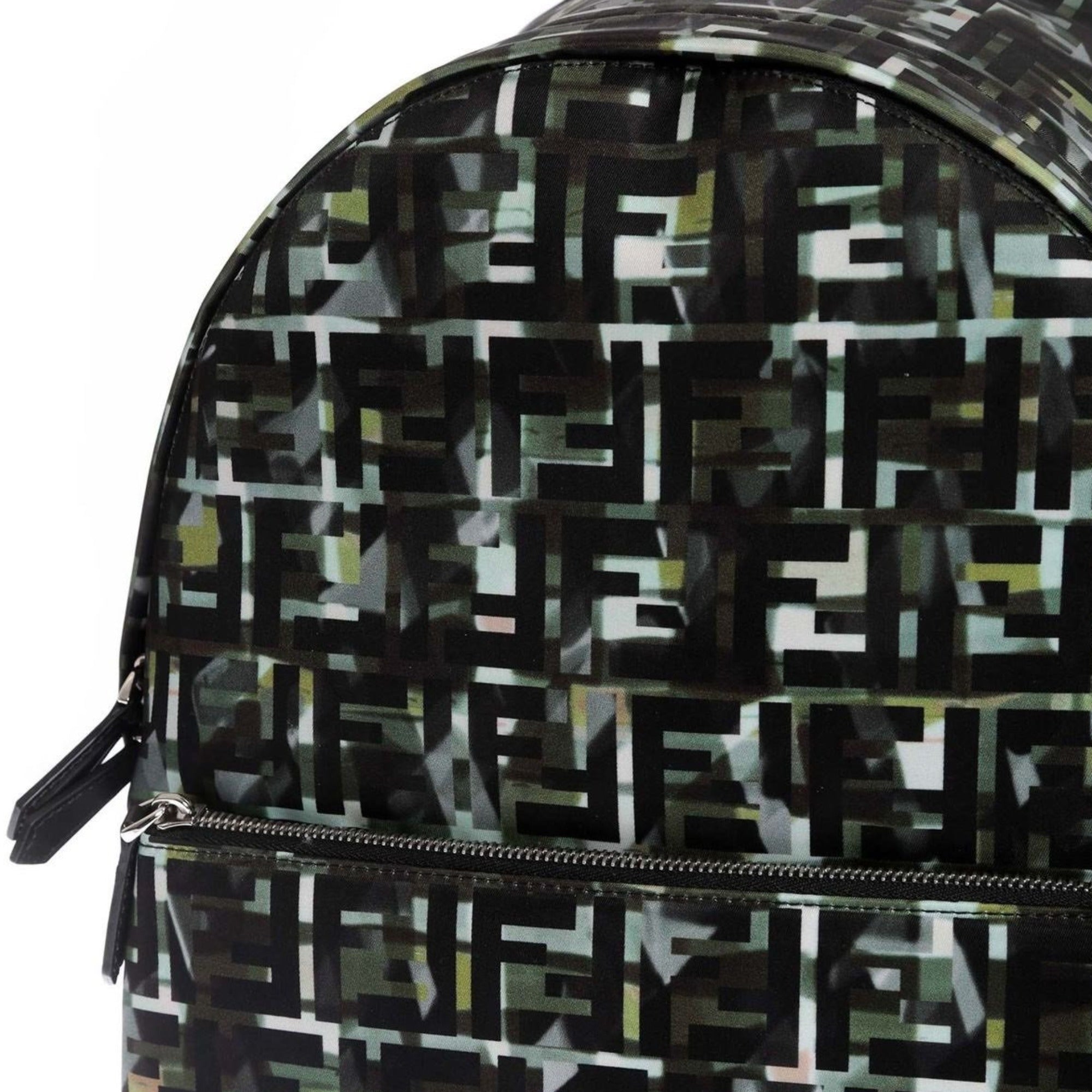 Fendi FF Zucca Camouflage Backpack: Stylish, Durable & Spacious