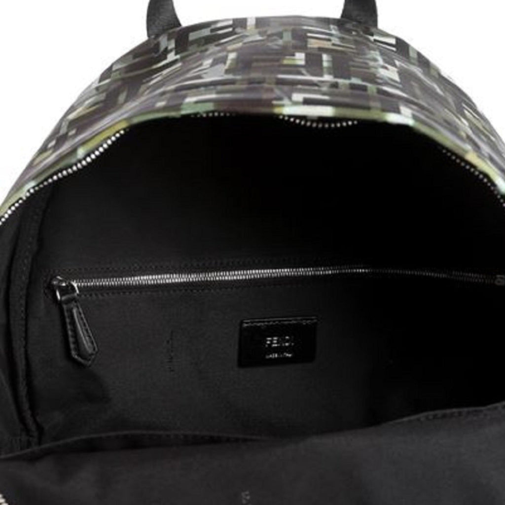Fendi FF Zucca Camouflage Backpack: Stylish, Durable & Spacious