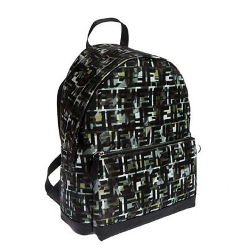 Fendi FF Zucca Camouflage Backpack: Stylish, Durable & Spacious