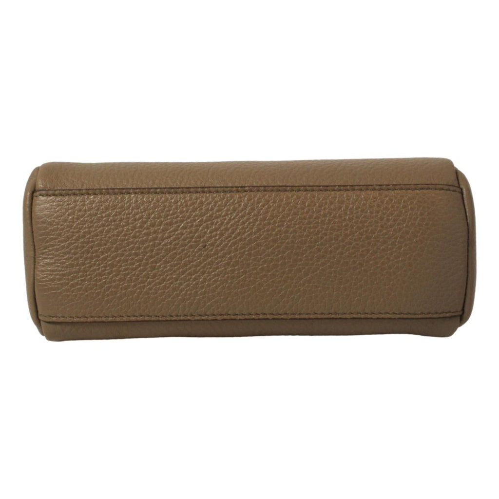 Luxurious Prada Cosmetic Bag - Grey Leather Pouch, Chic Travel