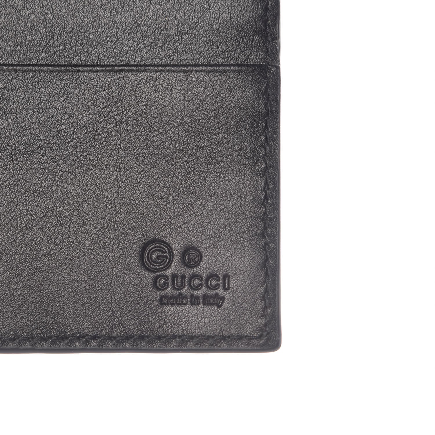 Gucci Unisex GG Black Money Clip Wallet - Stylish Elegance