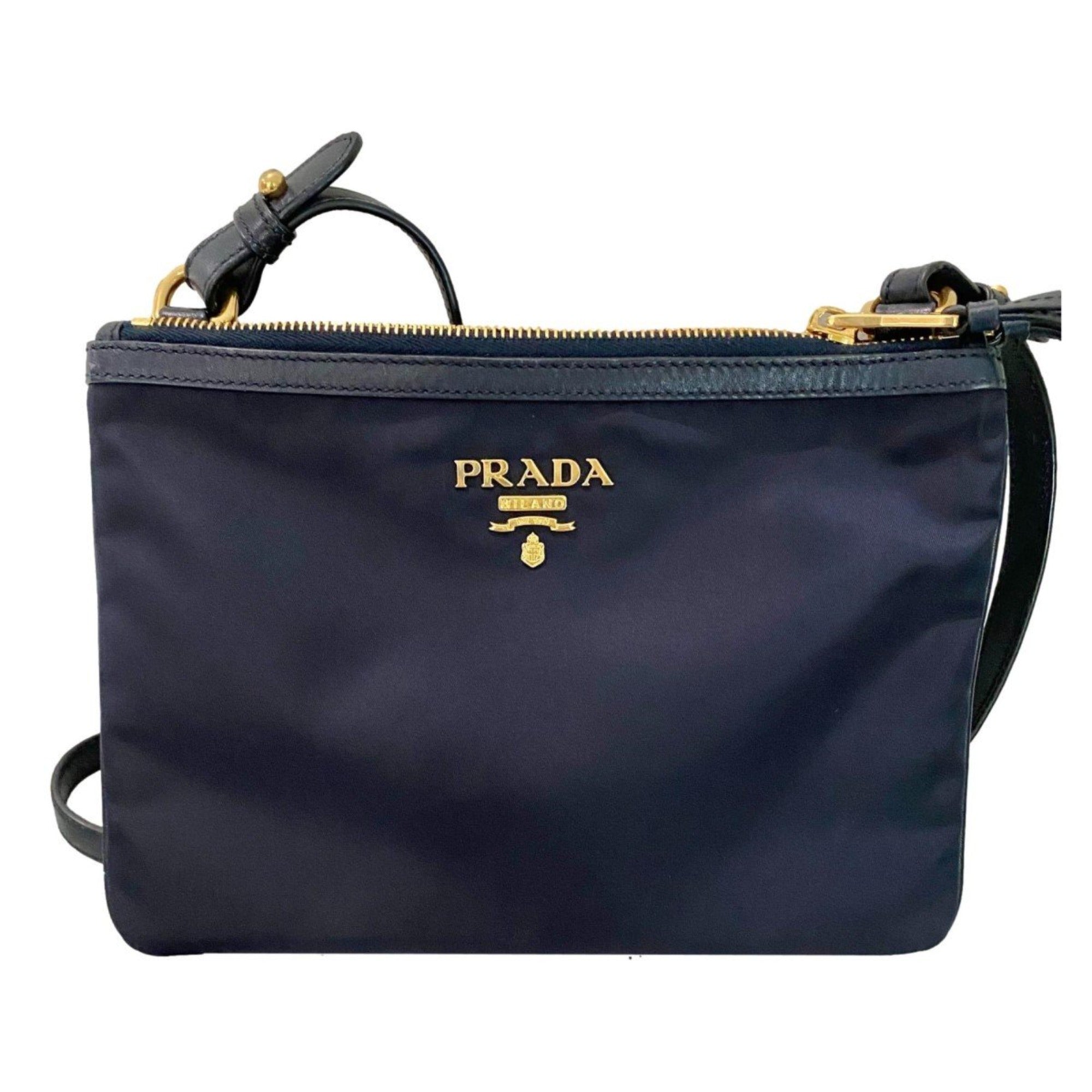 Prada Tessuto Nylon Blue Cross Body Bag – Luxury Meets Functionality