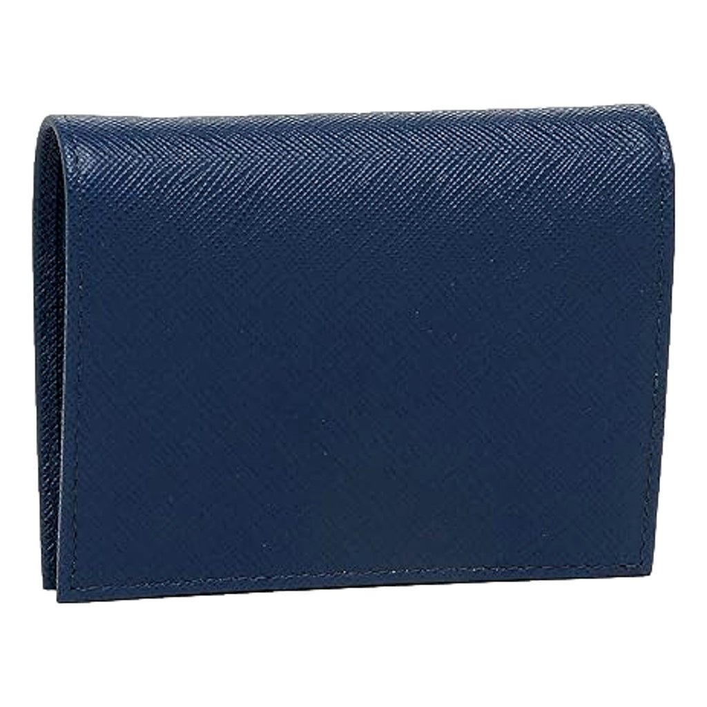 Elegant Prada Blue Wallet for Women | Multi-Color Saffiano Design