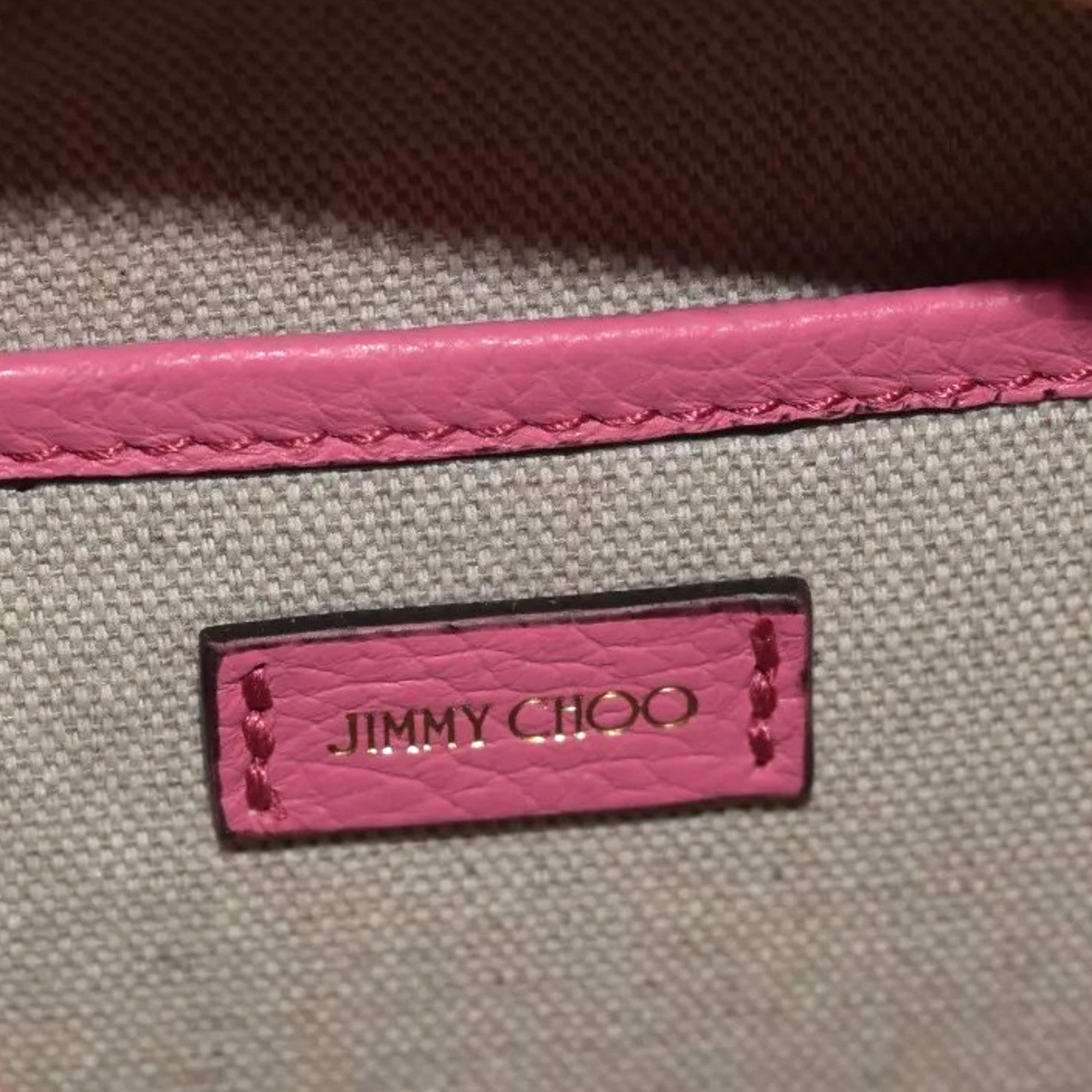 Pink Crossbody Leather Bag | Jimmy Choo Elegant Camera Bag