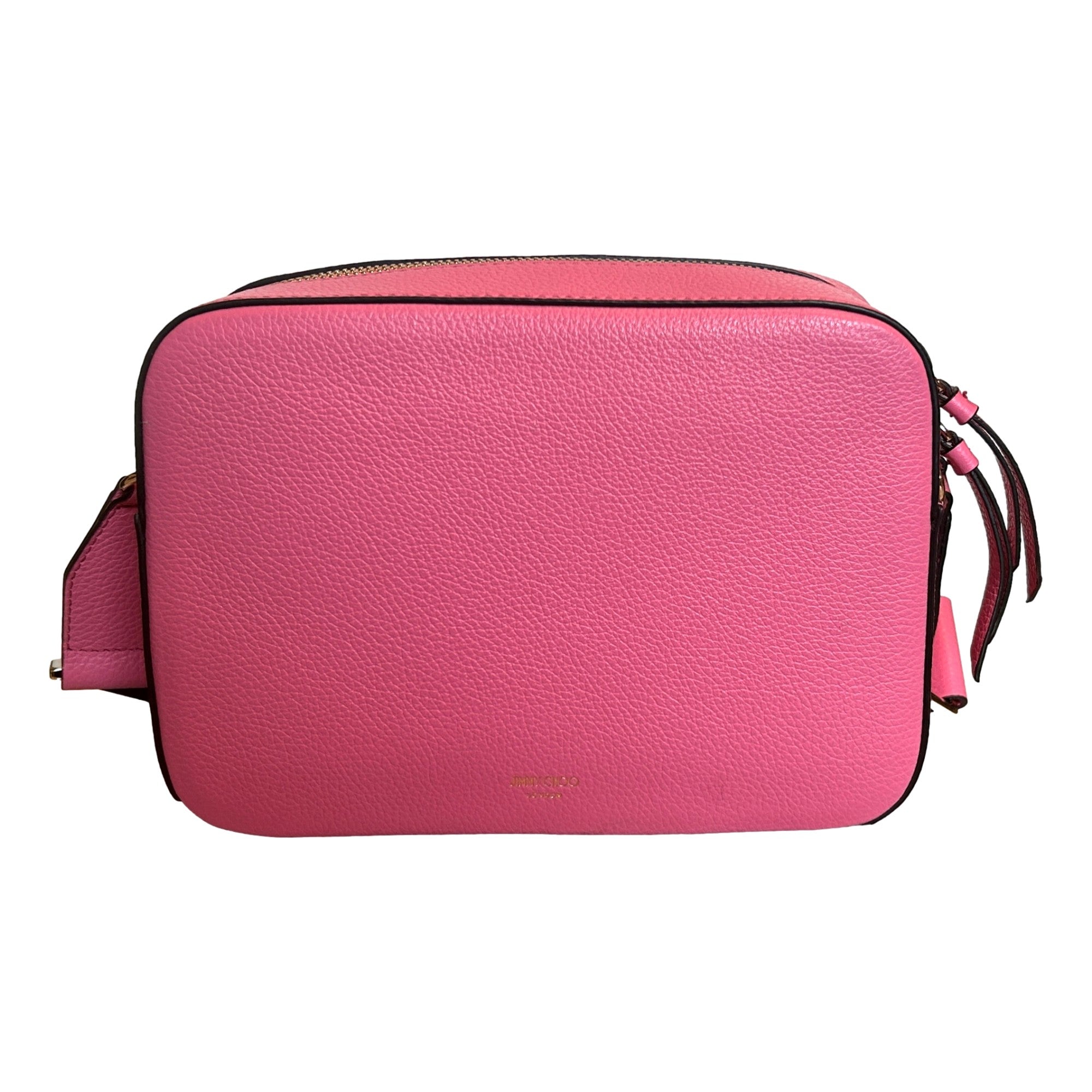 Pink Crossbody Leather Bag | Jimmy Choo Elegant Camera Bag