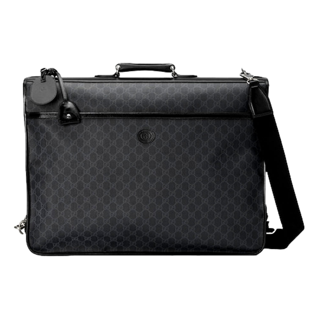 Gucci Supreme GG Black Garment Bag - Luxury Travel Holdall