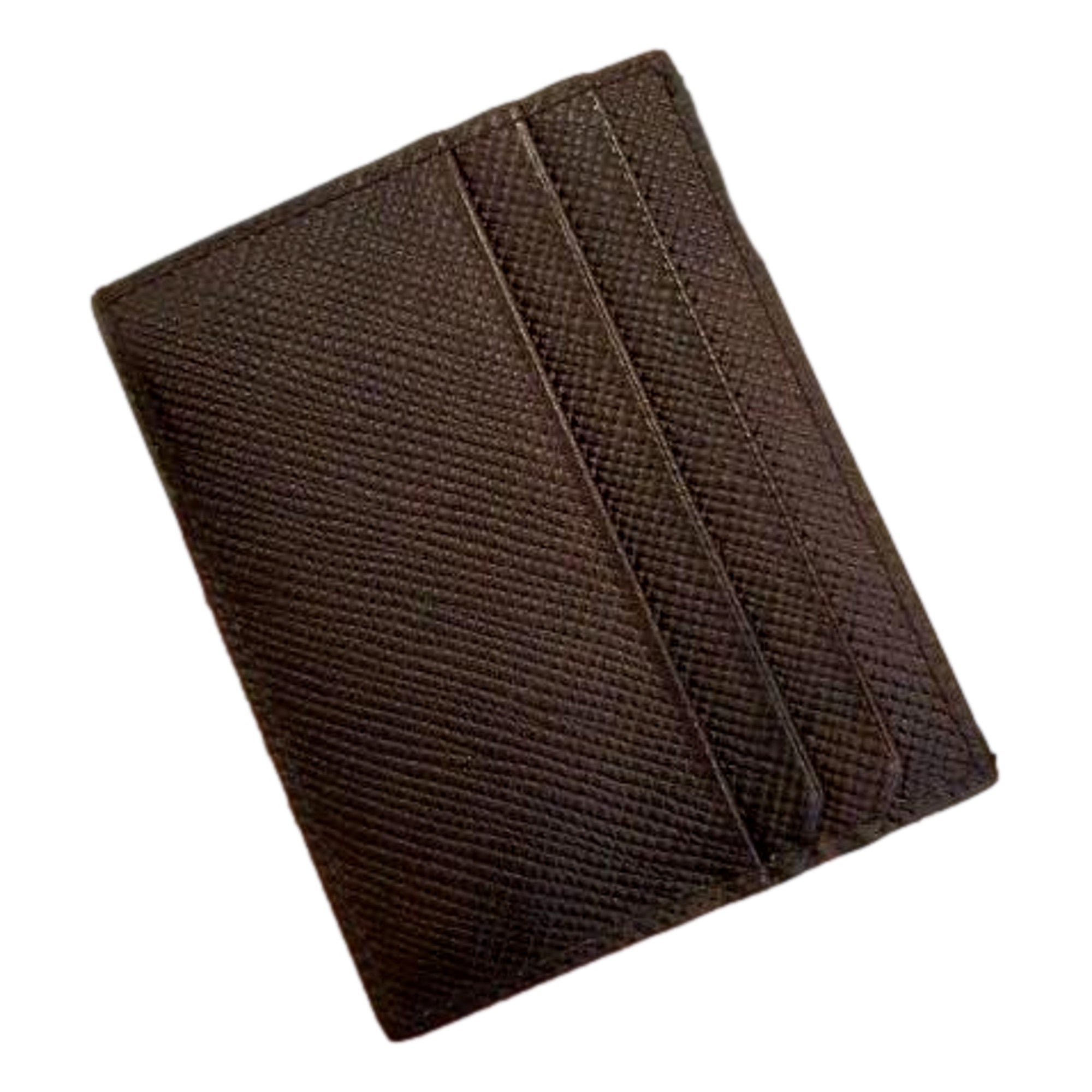 Prada Saffiano Mens Wallet | Stylish Brown Wallet for Cardholders