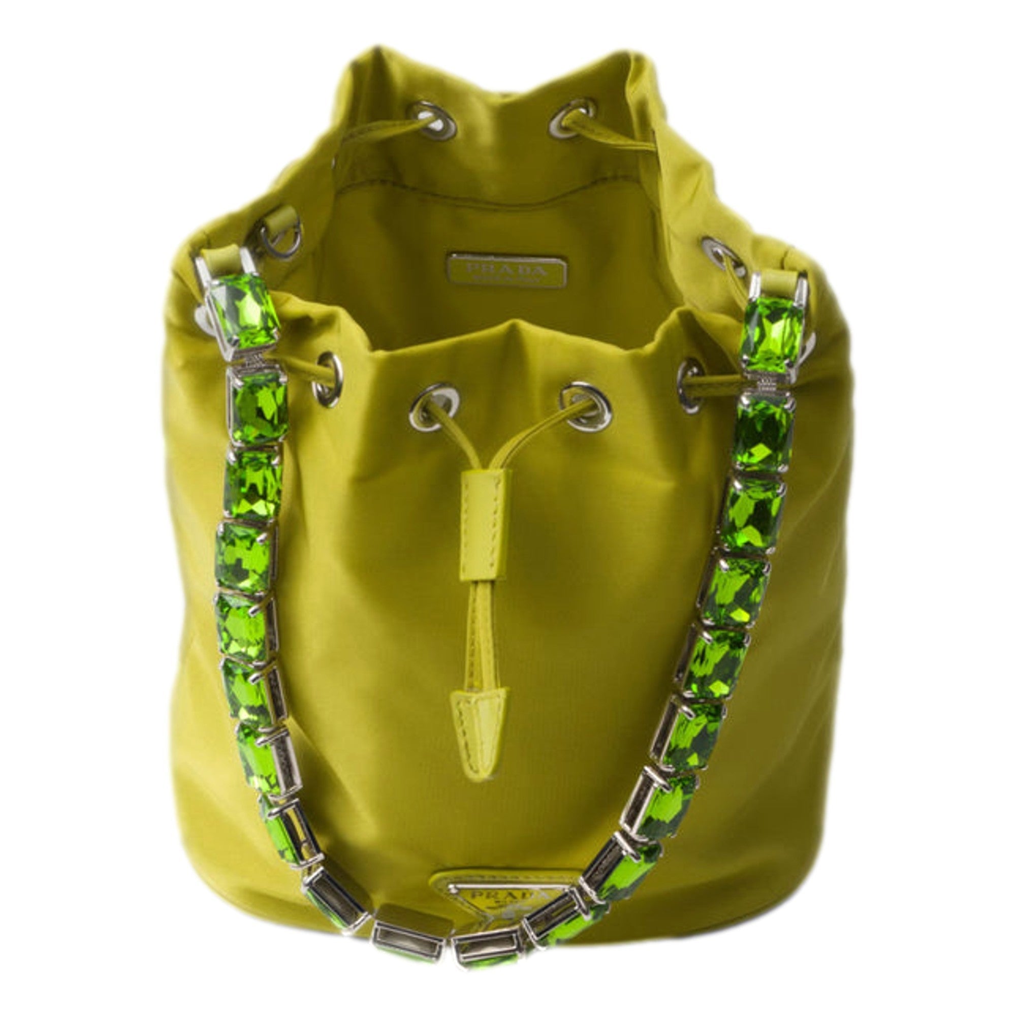 Eco Chic Bucket Bag by Prada | Shop Bags with Crystal Handle