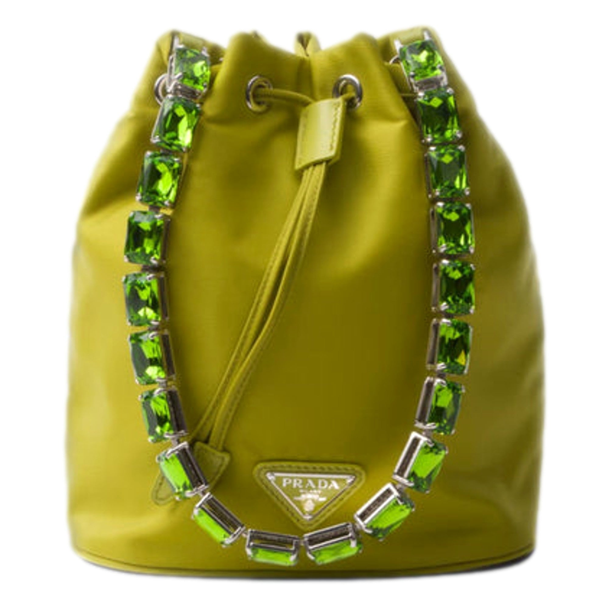 Eco Chic Bucket Bag by Prada | Shop Bags with Crystal Handle