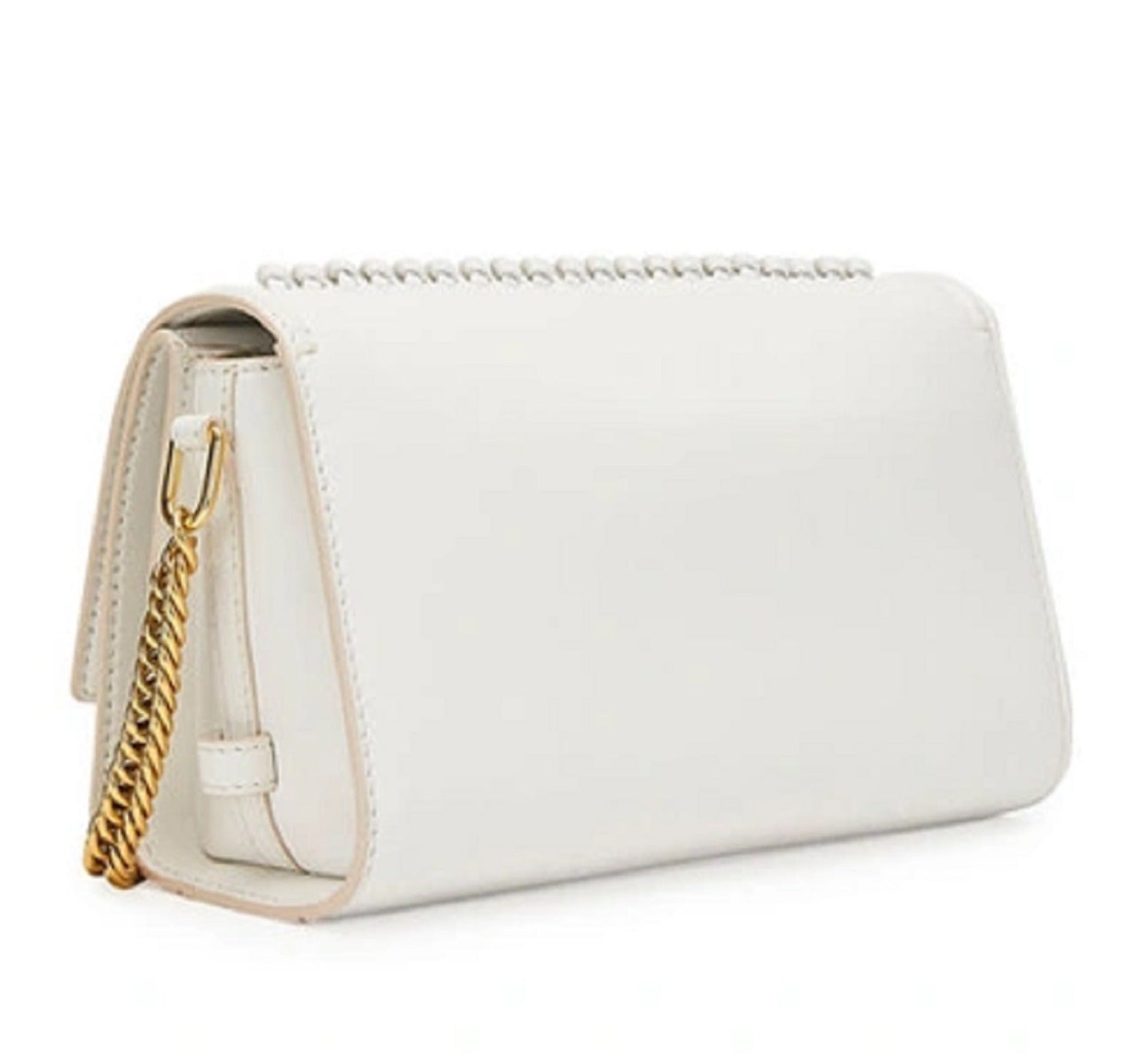 Elegant Alexander McQueen Whipstitch Leather Shoulder Bag