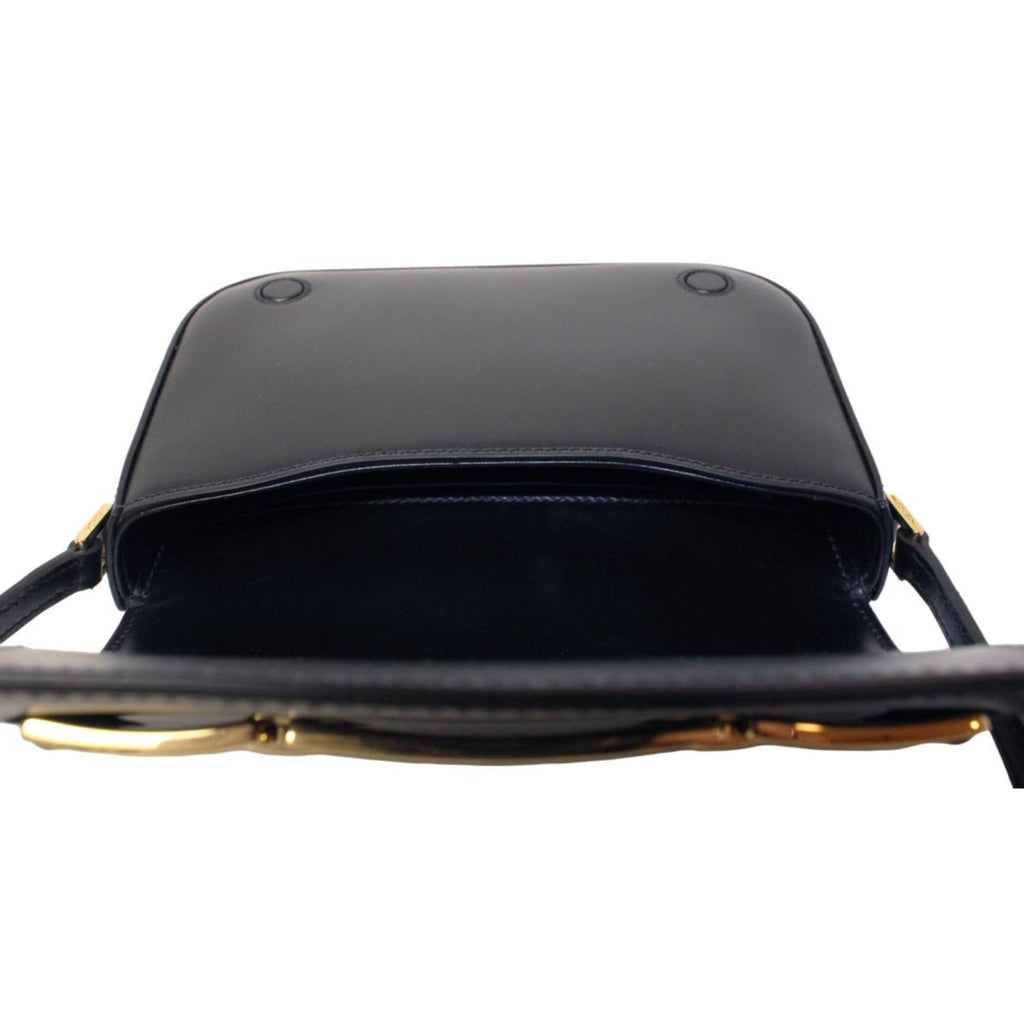 Elegant Crossbody Bag: Black Leather Bag by Prada - Shop Now