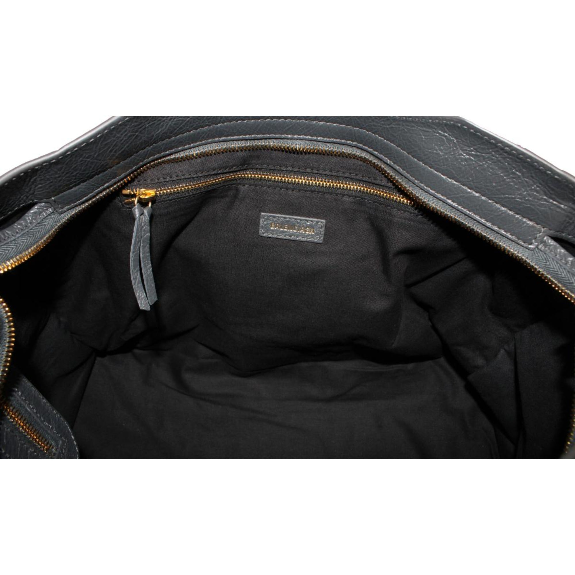 Grey Shoulder Bag - Elegant Leather Bag by Balenciaga Online