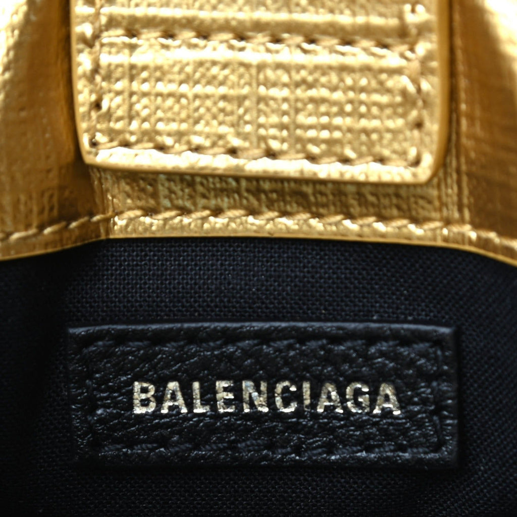 Balenciaga Gold Leather Crossbody Bag - Luxury Meets Functionality