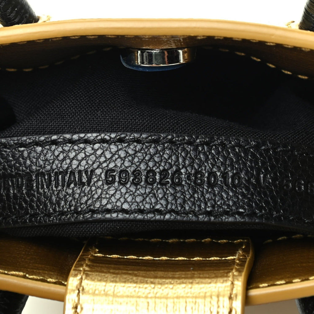 Balenciaga Gold Leather Crossbody Bag - Luxury Meets Functionality