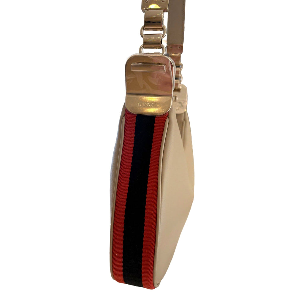 Gucci Attaché Beige Leather Shoulder Bag - Iconic Style & Versatility