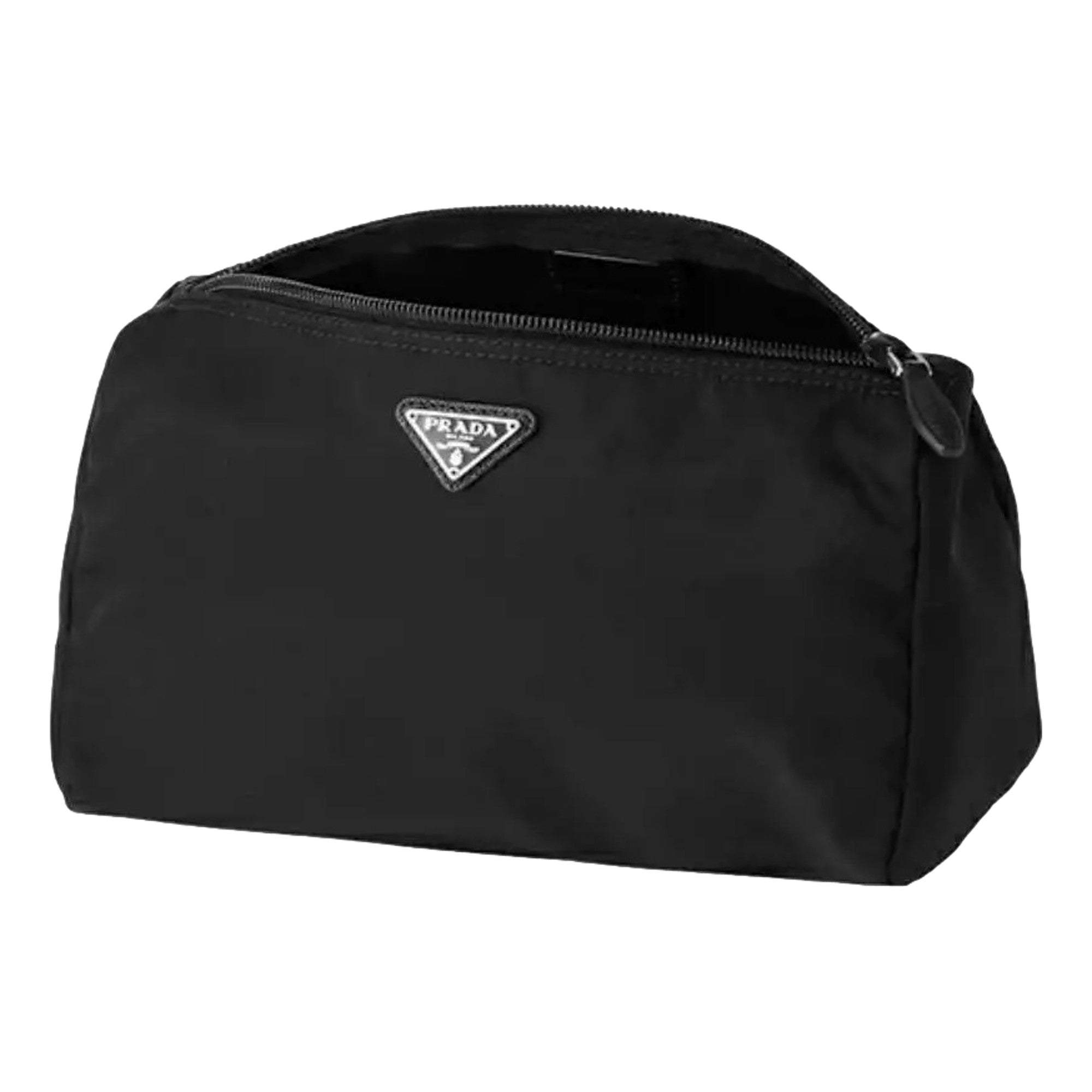 Prada Black Clutch Bag - Large & Sophisticated Nylon Design