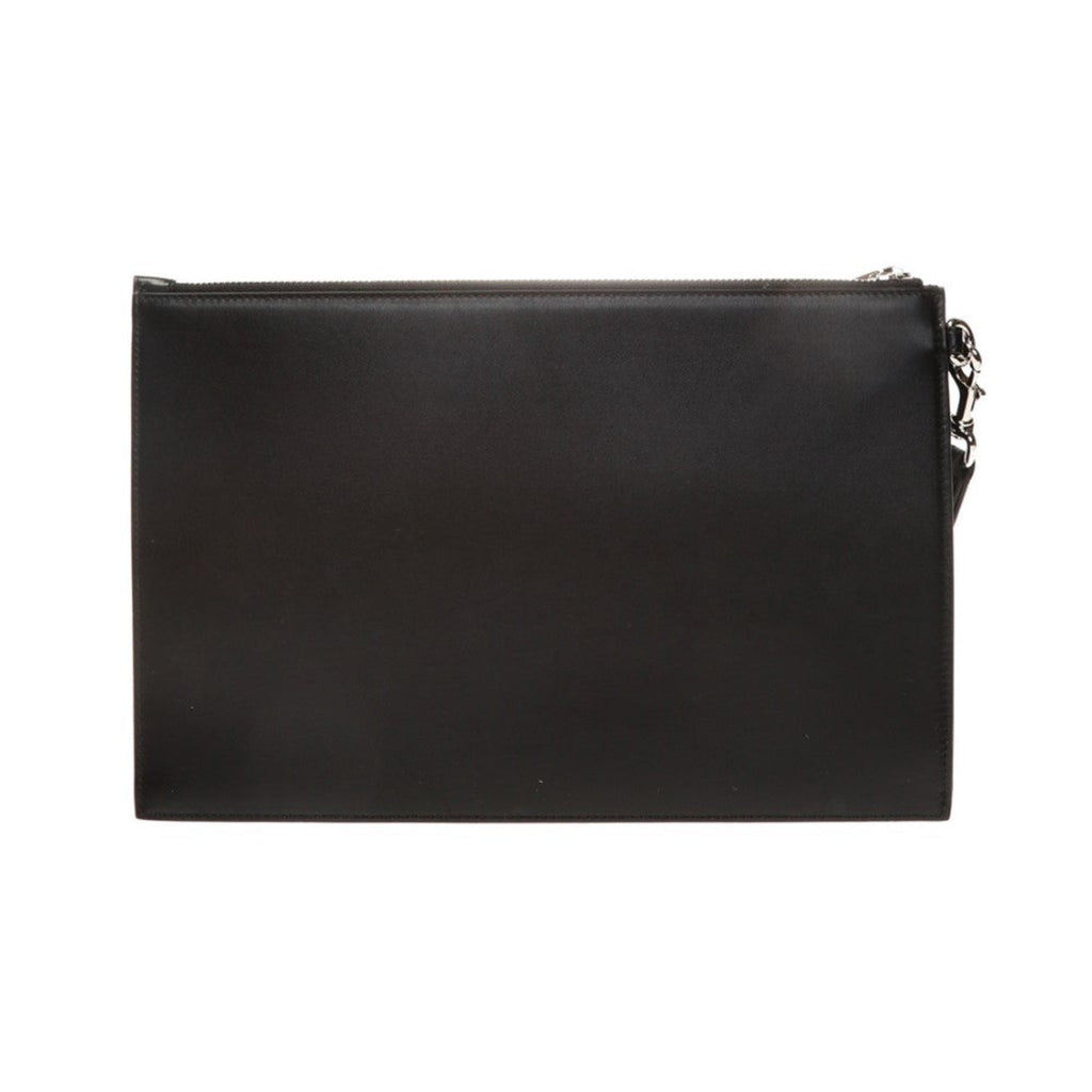 Gucci Blade Black Leather Wristlet - Elegant & Functional Clutch Bag