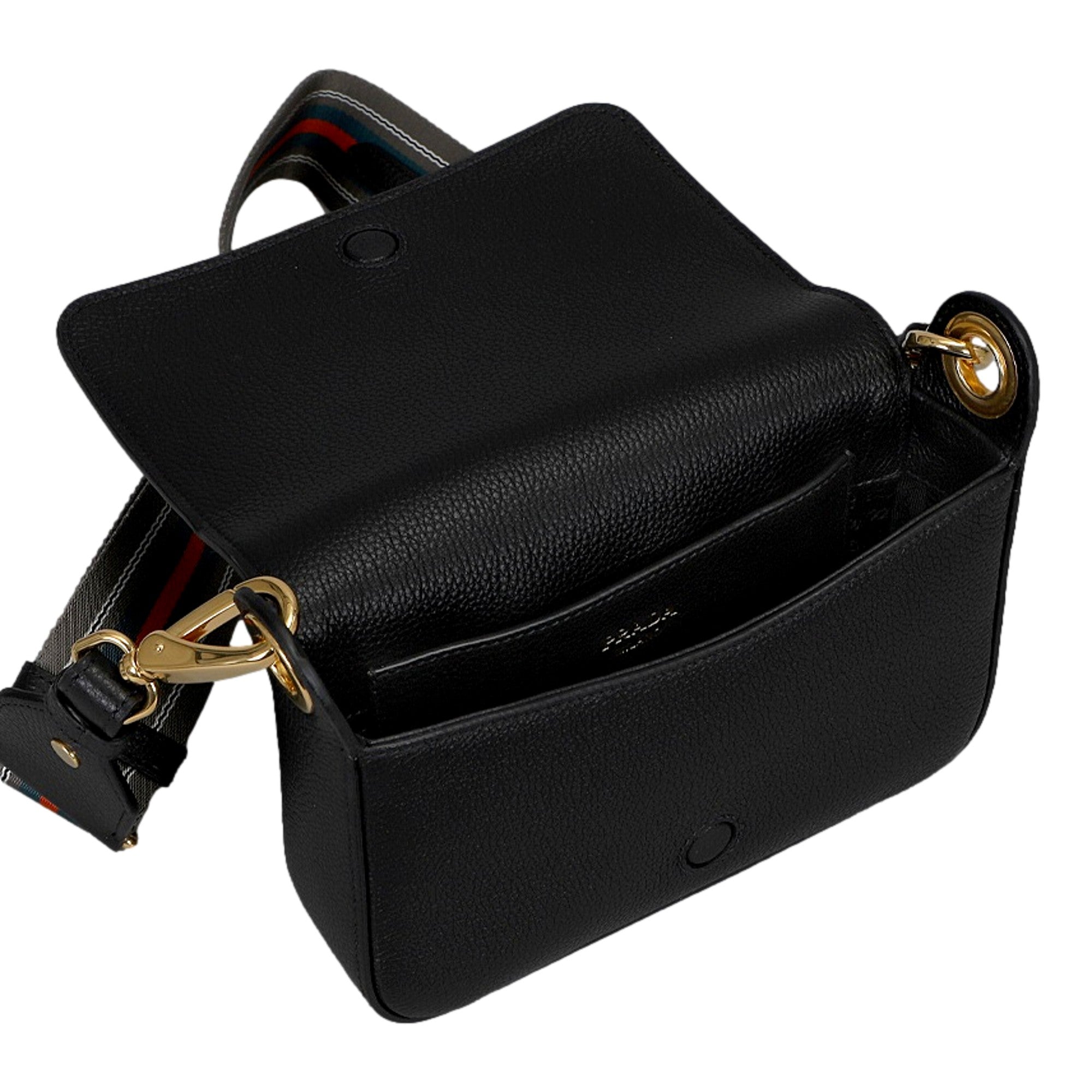 Prada Milano Black Leather Crossbody Bag - Chic & Versatile Style